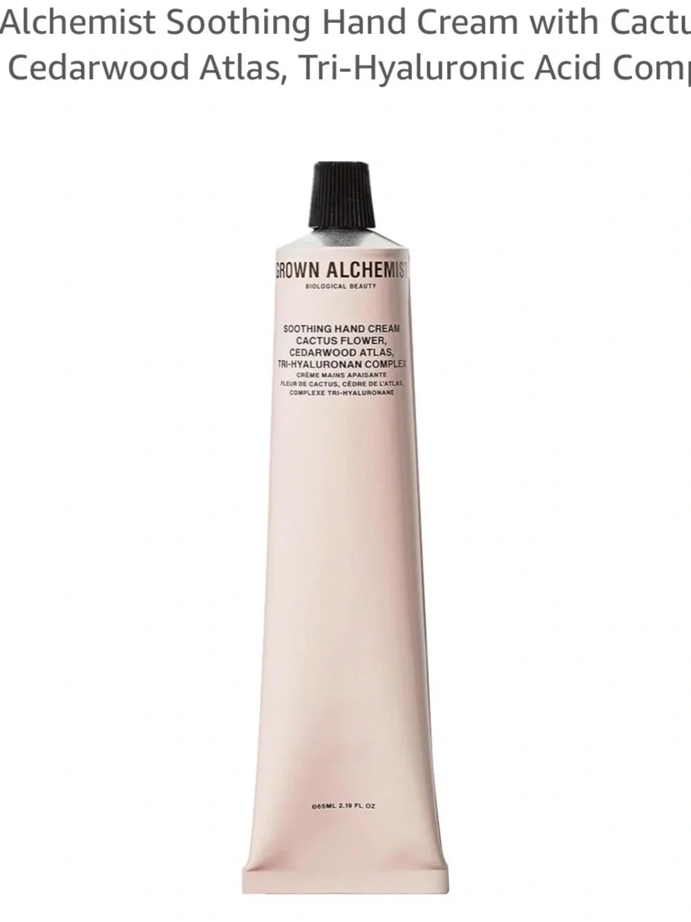 Grown Alchemist Soothing Hand Cream - Pale Pink Tube